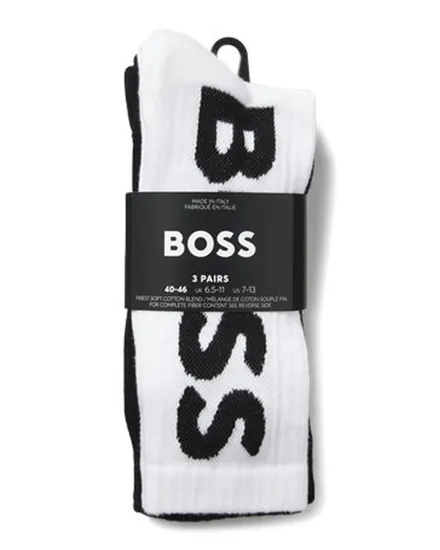 Lot de 3 paires de chaussettes Homme 3P QS RIB LOGO CC Multicolore