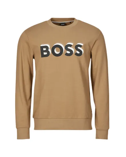 Sweat col rond Homme SOLERI 07 Beige Medium
