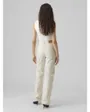 Jean Femme VMTESSA HR WIDE JEANS ECRU GA Beige