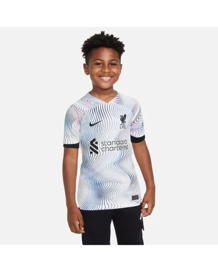 T-shirt manches courtes Enfant plus âgé LFC Y NK DF STAD JSY SS AW Blanc