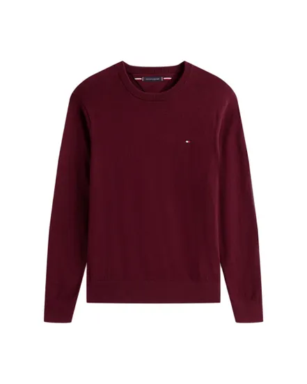 Pull col rond Homme PIMA ORG CTN CASHMERE CREW NECK Bordeaux