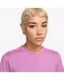 T-shirt Femme W NK SWIFT DF SS TOP Rose