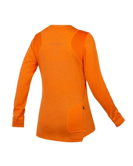 Maillot manches courtes Femme SINGLETRACK Orange