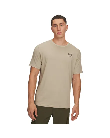 T-shirt Homme UA M SPORTSTYLE LC SS Beige