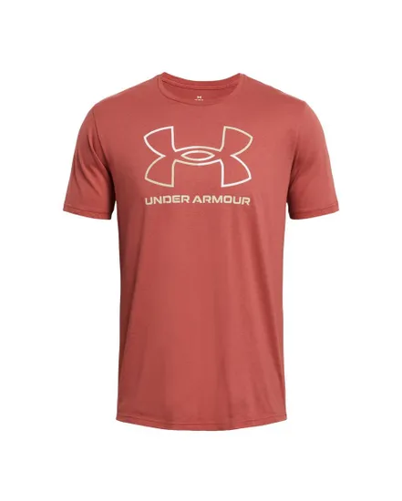 Tee-shirt homme Under Armour Sportstyle LC SS rouge en coton Rouge