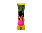 Chaussettes Unisexe MTB PERFORMANCE ISLAND Rose/Vert/Jaune