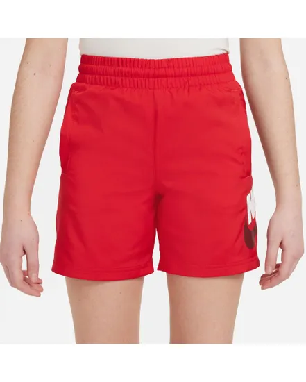 Short Enfant plus agé K NSW WVN SHORT HBR Rouge