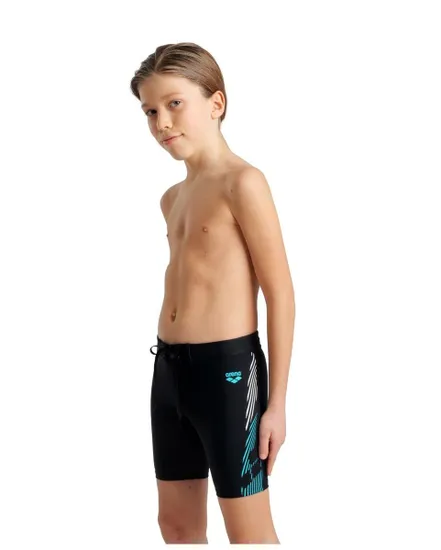 Maillot de natation Enfant BOYS  SWIM MID JAMMER GRAPHIC Noir