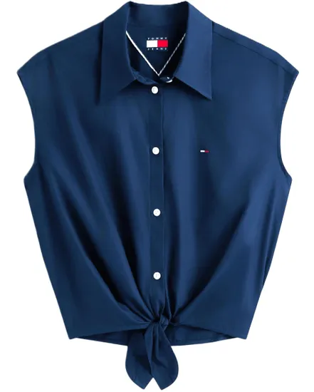 Chemisier Femme TJW Tie Front Poplin
