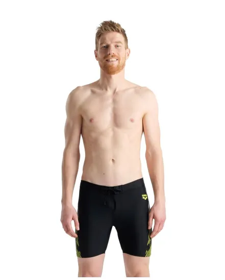 Maillot de natation Homme MEN S SWIM MID JAMMER GRAPHIC Noir