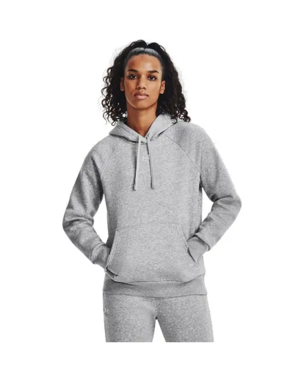 Sweat à capuche Femme UA RIVAL FLEECE HOODIE Gris