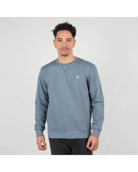 SWEAT COL ROND ESSENTIEL Homme Bleu