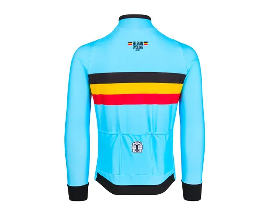 Maillot manches longues Homme OFFICIAL TEAM BELGIUM ICON TEMPEST Bleu