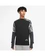 Sweatshirt manches longues Homme M NK DF TRAIL ELMNT TOP HZ Noir