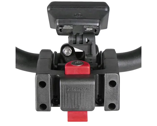 Support d'écran Intuvia combinable avec support de panier au guidon Noir