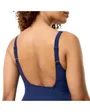 Maillot de bain Femme SOLID CONTOUR ECLIPSE 1P NAV/PUR Bleu