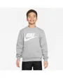 Sweat manches longue Enfant K NSW CLUB FLC CREW LS HBR Gris