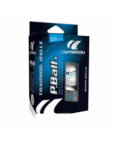6 Balles de tennis de table Unisexe P-BALL ABS EVOLUTION 1 BLANCHE Blanc