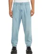 Pantalon Homme Pleated Chino Denim Relaxed Tapered
