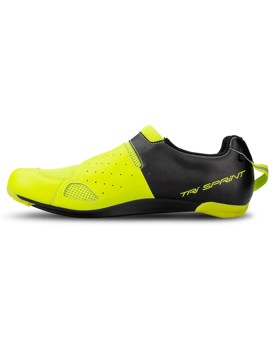 Giro Hommes Sentrie Techlace Route Chaussures de vélo - Mettre en évidence Jaune/Bla, 40