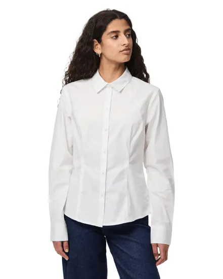 Chemise Femme PCSUSSI LS SHIRT WVN NOOS