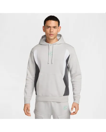 Sweat à capuche Homme M NSW SW AIR PO HOODY FLC BB Gris