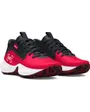 Chaussures de basketball Enfant UA GS LOCKDOWN 7 Rouge