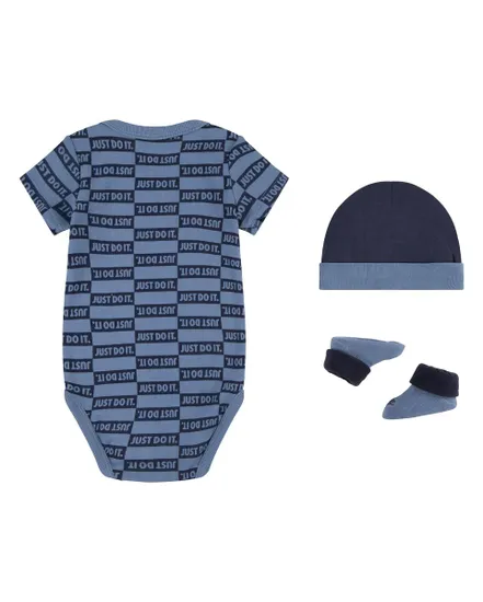 Coffret bébé Bébé BOY TEXTURED CLUB 3PC SET Bleu