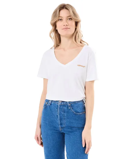 Tee-Shirt Femme PCMILLY Broderie Coeur