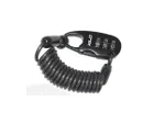 Antivol à câble LO-L05 SCAREFACE 3x1200mm Noir