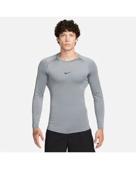 Haut manches longues Homme M NP DF TIGHT TOP LS Gris