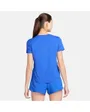 T-shirt Femme W NK ONE SWSH HBR DF SS TOP Bleu