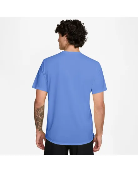 T-shirt Homme M NK DF UV MILER SS Bleu
