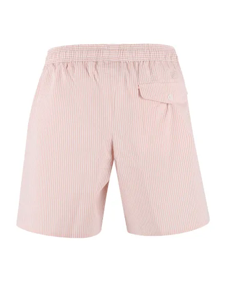 Boxer De Bain Homme Lacoste Seersucker Rayé