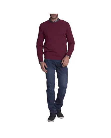 Pull col rond Homme TRANQUILLE Rubis