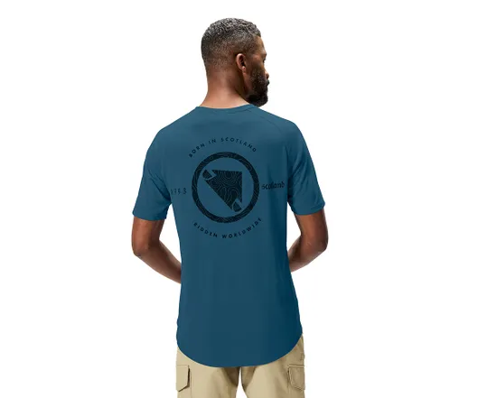 T-shirt manches courtes Homme LOOP TECH Bleu