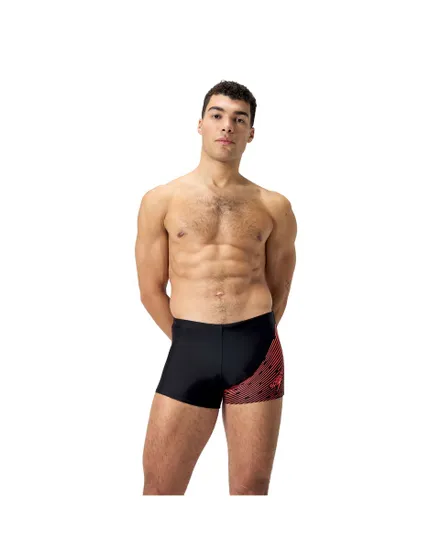Short de bain Homme ECO MEDLEY LOGO AQSH Noir