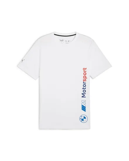 T-shirt Homme M BMW MMS LOG TEE + Blanc