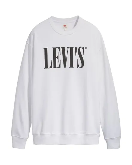 sweatshirt homme RELAXED GRAPHIC CREWNECK Blanc
