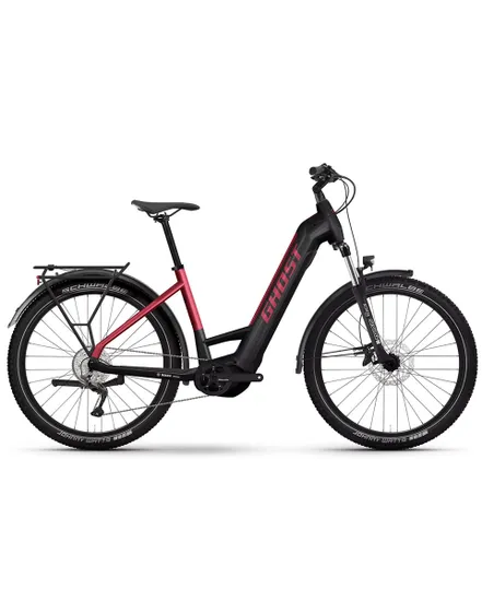 VTT électrique semi rigide Unisexe E-TERU UNIVERSAL EQ LOW Noir/Rouge