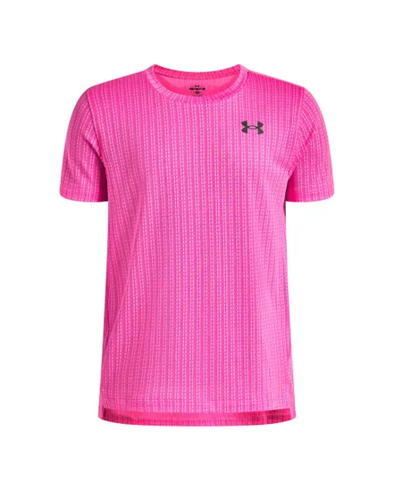 T-shirt Enfant UA TECH VENT JACQUARD SS Rose