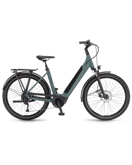 Vélo électrique urbain Unisexe SINUS 9 WAVE Bleu Gris