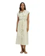 Robe Chemise Femme Sans Manches Boutons Naturels