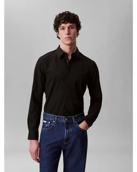 Chemise Homme LS TECH STRETCH SLIM SHIRT Noir