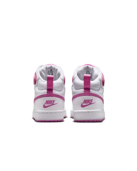 Chaussures Fille COURT BOROUGH MID 2 (GS) Blanc