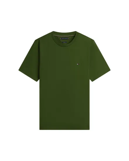T-shirt col rond Homme ESS SEASONAL REG FIT SOLID TEE Vert Sapin