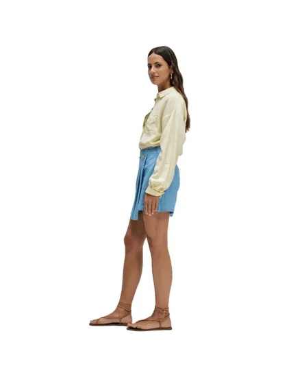 Jupe-Short Femme Boutons Denim Salsa