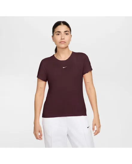 T-shirt Femme W NSW NK CHLL KNT MD CRP Bordeaux