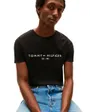 T-shirt col rond Homme CORE TOMMY LOGO TEE Noir