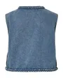 Gilet Jean Femme Cropped PCBELL